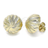 Arete Dormilona 02.100.0124.1 Oro Laminado, Diamantado, Tono Dorado