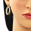 Argolla Mediana 02.170.0313.30 Oro Laminado, Diamantado, Tono Dorado
