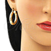 Argolla Mediana 02.213.0228.30 Oro Laminado, Diamantado, Tono Dorado