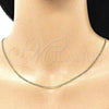 Gargantilla Basica 04.213.0218.18 Oro Laminado, Pulido, Tono Dorado (02 MM Thickness, 18 Inches Length)