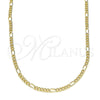 Gargantilla Basica 04.213.0218.18 Oro Laminado, Pulido, Tono Dorado (02 MM Thickness, 18 Inches Length)