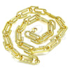 Gargantilla Basica 04.362.0040.18 Oro Laminado, Diseño de Paperclip, Pulido, Tono Dorado (12 MM Thickness, 18 Inches Length)