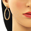Argolla Mediana 02.385.0002.40 Oro Laminado, Diseño de Bola, Pulido, Tono Dorado