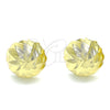 Arete Dormilona 02.100.0124.2 Oro Laminado, Diamantado, Tono Dorado