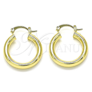Argolla Pequeña 02.170.0235.20 Oro Laminado, Pulido, Tono Dorado