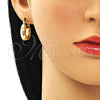 Argolla Pequeña 02.170.0314.20 Oro Laminado, Pulido, Tono Dorado