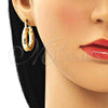 Argolla Pequeña 02.170.0314.25 Oro Laminado, Diseño de Hueco, Pulido, Tono Dorado