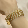 Aro Semanario 07.93.0002.05 Oro Laminado, Diamantado, Tono Dorado (Thickness, Size 5 (2.50 Diameter))