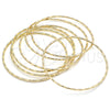 Aro Semanario 07.93.0002.05 Oro Laminado, Diamantado, Tono Dorado (Thickness, Size 5 (2.50 Diameter))