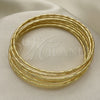 Aro Semanario 07.93.0002.05 Oro Laminado, Diamantado, Tono Dorado (Thickness, Size 5 (2.50 Diameter))