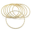 Aro Semanario 07.93.0002.05 Oro Laminado, Diamantado, Tono Dorado (Thickness, Size 5 (2.50 Diameter))