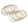 Aro Semanario 07.93.0002.05 Oro Laminado, Diamantado, Tono Dorado (Thickness, Size 5 (2.50 Diameter))