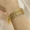 Aro Semanario 07.93.0006.05 Oro Laminado, Diamantado, Tono Dorado (02 MM Thickness, Size 5 (2.50 Diameter))