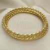 Aro Semanario 07.93.0006.05 Oro Laminado, Diamantado, Tono Dorado (02 MM Thickness, Size 5 (2.50 Diameter))