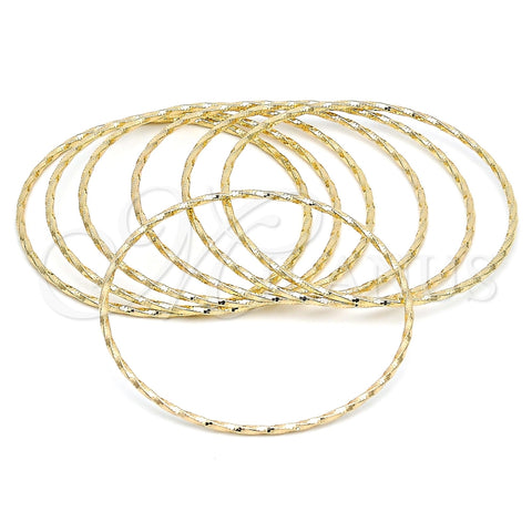 Aro Semanario 07.93.0006.05 Oro Laminado, Diamantado, Tono Dorado (02 MM Thickness, Size 5 (2.50 Diameter))