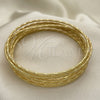 Aro Semanario 07.93.0007.05 Oro Laminado, Diamantado, Tono Dorado (02 MM Thickness, Size 5 (2.50 Diameter))