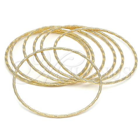 Aro Semanario 07.93.0007.05 Oro Laminado, Diamantado, Tono Dorado (02 MM Thickness, Size 5 (2.50 Diameter))