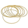 Aro Semanario 07.93.0007.05 Oro Laminado, Diamantado, Tono Dorado (02 MM Thickness, Size 5 (2.50 Diameter))