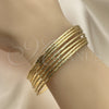 Aro Semanario 07.93.0008.05 Oro Laminado, Diamantado, Tono Dorado (02 MM Thickness, Size 5 (2.50 Diameter))