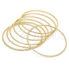 Aro Semanario 07.93.0008.05 Oro Laminado, Diamantado, Tono Dorado (02 MM Thickness, Size 5 (2.50 Diameter))