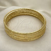 Aro Semanario 07.93.0008.05 Oro Laminado, Diamantado, Tono Dorado (02 MM Thickness, Size 5 (2.50 Diameter))