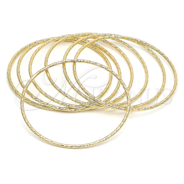 Aro Semanario 07.93.0008.05 Oro Laminado, Diamantado, Tono Dorado (02 MM Thickness, Size 5 (2.50 Diameter))