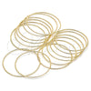 Aro Semanario 07.93.0008.05 Oro Laminado, Diamantado, Tono Dorado (02 MM Thickness, Size 5 (2.50 Diameter))