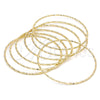 Aro Semanario 07.93.0009.05 Oro Laminado, Diamantado, Tono Dorado (02 MM Thickness, Size 5 (2.50 Diameter))