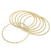 Aro Semanario 07.93.0009.05 Oro Laminado, Diamantado, Tono Dorado (02 MM Thickness, Size 5 (2.50 Diameter))
