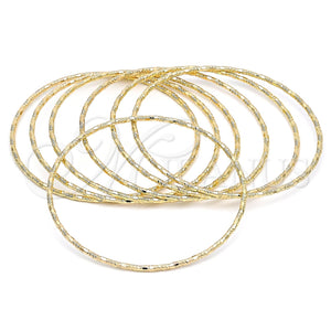 Aro Semanario 07.93.0009.05 Oro Laminado, Diamantado, Tono Dorado (02 MM Thickness, Size 5 (2.50 Diameter))