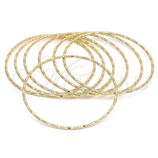 Aro Semanario 07.93.0009.05 Oro Laminado, Diamantado, Tono Dorado (02 MM Thickness, Size 5 (2.50 Diameter))