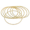 Aro Semanario 07.93.0009.05 Oro Laminado, Diamantado, Tono Dorado (02 MM Thickness, Size 5 (2.50 Diameter))
