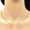 Gargantilla Basica 04.213.0226.24 Oro Laminado, Pulido, Tono Dorado (02 MM Thickness, 24 Inches Length)