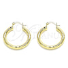 Argolla Mediana 02.170.0262.30 Oro Laminado, Pulido, Tono Dorado
