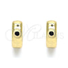 Argolla Huggie 02.210.0522.15 Oro Laminado, Pulido, Tono Dorado