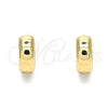 Argolla Huggie 02.210.0523.12 Oro Laminado, Pulido, Tono Dorado