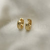 Argolla Huggie 02.210.0523.12 Oro Laminado, Pulido, Tono Dorado