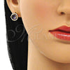 Arete Dormilona 02.344.0102.1 Oro Laminado, con Amatista Zirconia Cubica and Blanca Micro Pave, Pulido, Tono Dorado