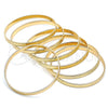 Aro Semanario 07.252.0073.05 Oro Laminado, Pulido, Tono Dorado (05 MM Thickness, Size 5 (2.50 Diameter))