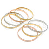 Aro Semanario 07.252.0073.1.05 Oro Laminado, Pulido, Tres Tonos (05 MM Thickness, Size 5 (2.50 Diameter))