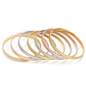 Aro Semanario 07.252.0073.1.05 Oro Laminado, Pulido, Tres Tonos (05 MM Thickness, Size 5 (2.50 Diameter))