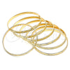 Aro Semanario 07.252.0074.05 Oro Laminado, Pulido, Tono Dorado (05 MM Thickness, Size 5 (2.50 Diameter))