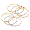 Aro Semanario 07.252.0074.1.05 Oro Laminado, Pulido, Tres Tonos (05 MM Thickness, Size 5 (2.50 Diameter))
