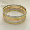 Aro Semanario 07.252.0074.1.05 Oro Laminado, Pulido, Tres Tonos (05 MM Thickness, Size 5 (2.50 Diameter))