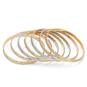 Aro Semanario 07.252.0074.1.05 Oro Laminado, Pulido, Tres Tonos (05 MM Thickness, Size 5 (2.50 Diameter))