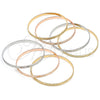 Aro Semanario 07.252.0074.1.06 Oro Laminado, Pulido, Tres Tonos (05 MM Thickness, Size 6 (2.75 Diameter))