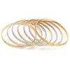 Aro Semanario 07.252.0074.1.06 Oro Laminado, Pulido, Tres Tonos (05 MM Thickness, Size 6 (2.75 Diameter))