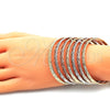 Aro Semanario 07.252.0075.1.05 Oro Laminado, Pulido, Tres Tonos (05 MM Thickness, Size 5 (2.50 Diameter))