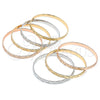Aro Semanario 07.252.0075.1.05 Oro Laminado, Pulido, Tres Tonos (05 MM Thickness, Size 5 (2.50 Diameter))