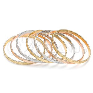 Aro Semanario 07.252.0075.1.05 Oro Laminado, Pulido, Tres Tonos (05 MM Thickness, Size 5 (2.50 Diameter))